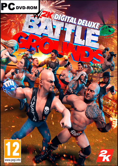 WWE 2K BATTLEGROUNDS PC 2020, Combates arcade nunca vistos, podrás hacer que tus Superstars y leyendas preferidas
