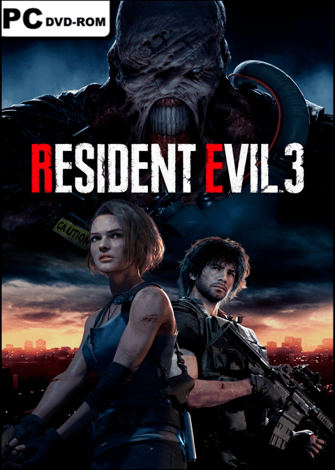 Resident Evil 3 PC cover poster box