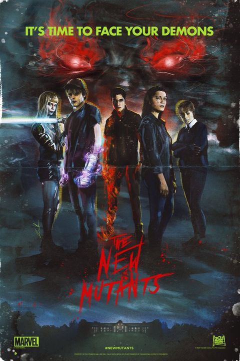 Los Nuevos Mutantes 2020 cartel poster cover