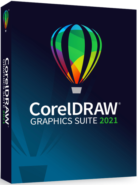 CorelDRAW Graphics Suite 2021 box cover poster