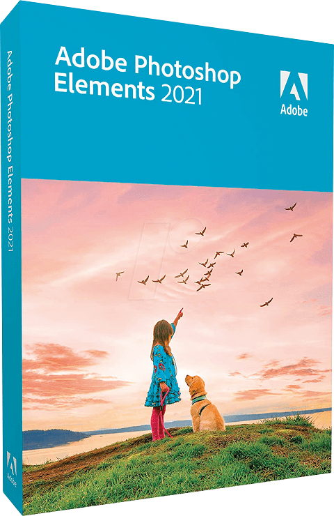 Adobe Photoshop Elements 2021 box cover poster
