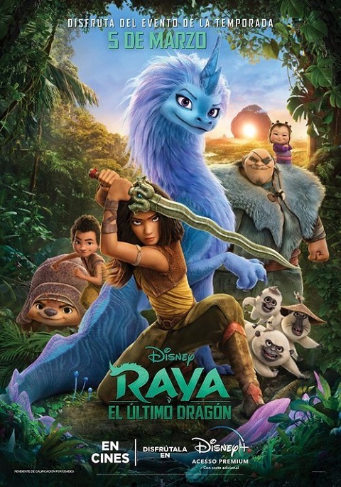 Raya y el Último Dragón 2021 cartel poster cover