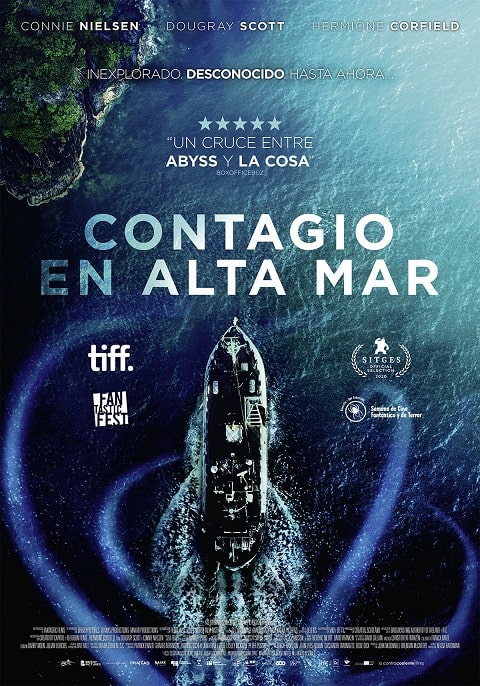 Contagio en Alta Mar cartel poster cover