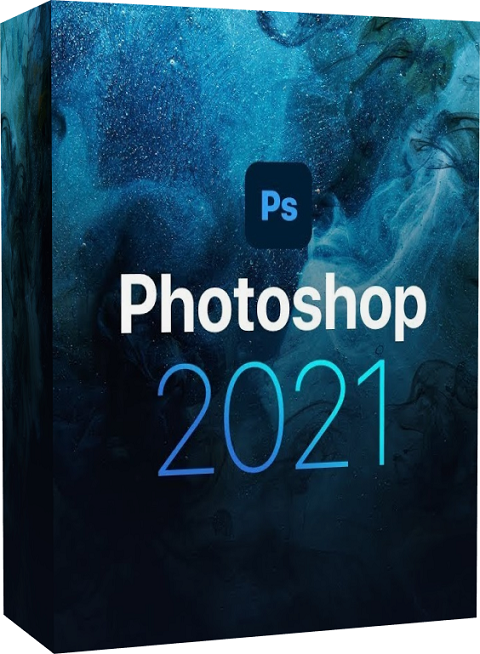Adobe Photoshop CC 2021 cover poster box