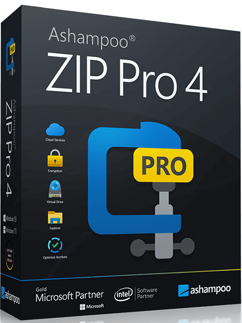 Ashampoo ZIP Pro 4 box poster cover