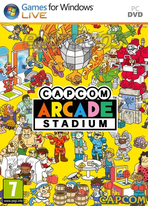 Capcom Arcade Stadium cartel poster cover