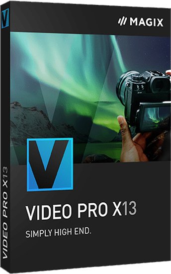 MAGIX Video Pro X13 box cover poster
