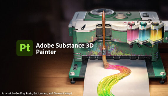 Adobe Substance 3D Painter cartel poster cover