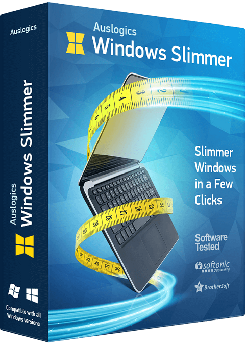 Auslogics Windows Slimmer Professional box cover poster