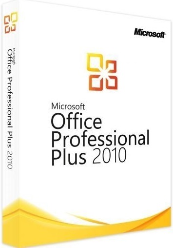 Microsoft Office 2010 ProPlus box cover poster