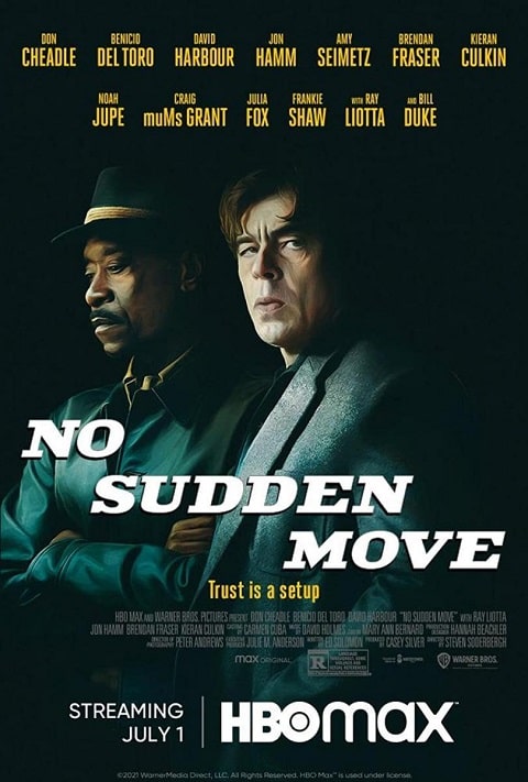 No Sudden Move box cover poster