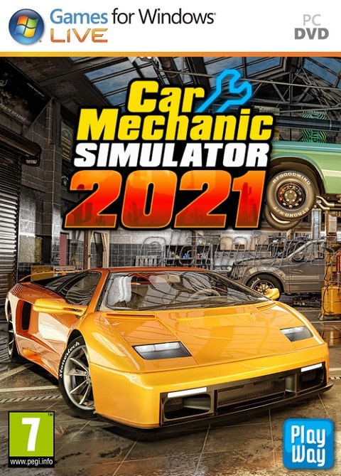 Car Mechanic Simulator 2021 PC Full cover poster