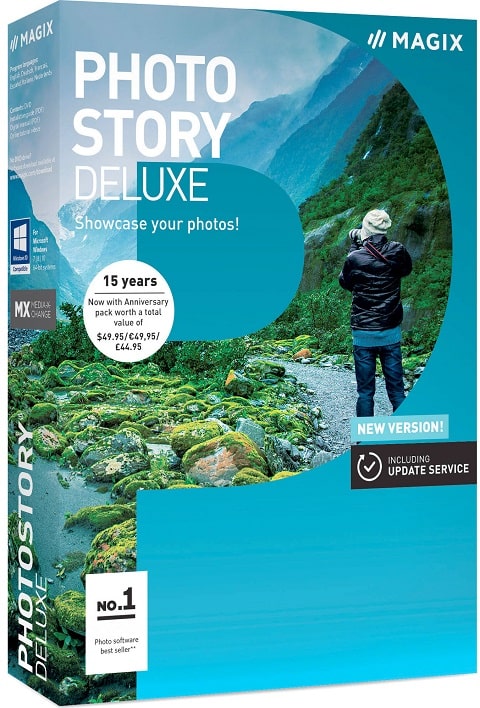 MAGIX Photostory 2022 Deluxe box cover poster