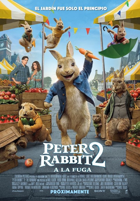 Peter Rabbit 2 Conejo en Fuga cartel poster cover