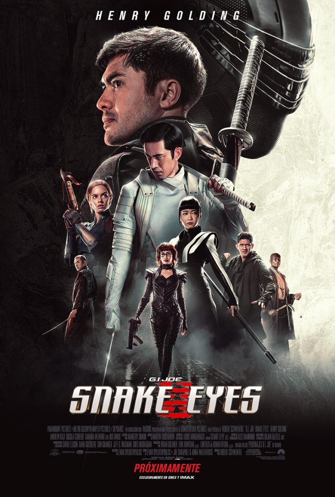 GI Joe Snake Eyes 2021 cartel poster cover