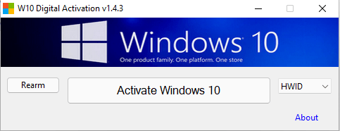 W10 Digital Activation 1.4.6, Activa ahora tu Windows 11 & Win 10 permanentemente con licencia digital