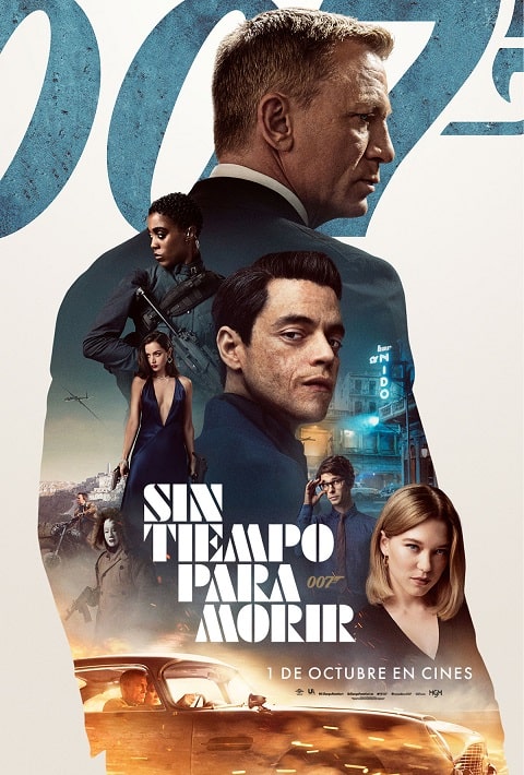 James Bond Sin Tiempo Para Morir 2021 cartel poster cover