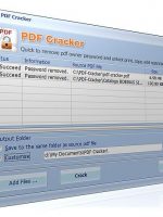 PDF Cracker 3.10, Se puede utilizar para descifrar archivos PDF protegidos, que tienen «propietario» contraseña establecida