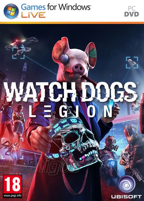 Watch Dogs Legion Ultimate Edition box cover poster