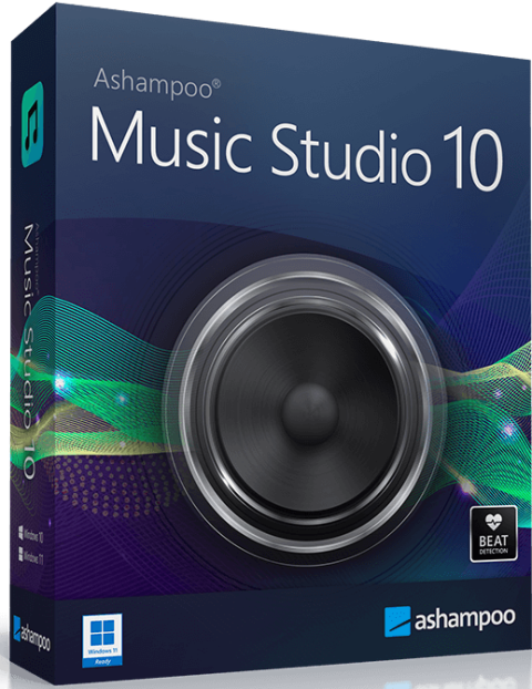 Ashampoo Music Studio 1.10.0, Ofrece un completo conjunto de herramientas para editar, producir, recortar, mezclar y organizar fácilmente archivos de música y audio