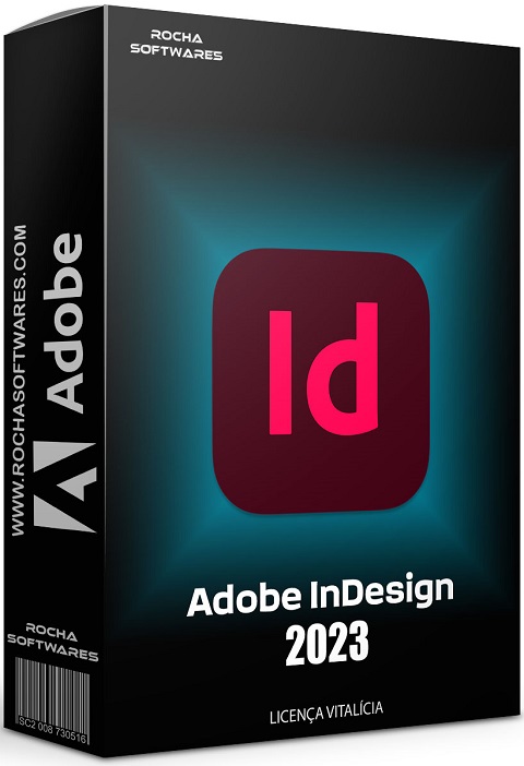 Adobe Indesign CC 2023 box cover poster