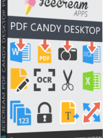 Icecream PDF Candy Desktop Pro 2.92, Es una herramienta versátil que le permite convertir archivos de PDF a varios formatos compatibles (PDF a DOC, PDF a JPG, etc.)
