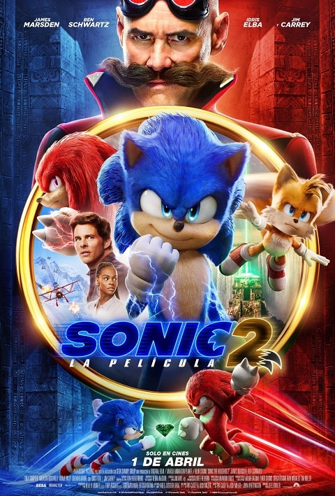 Sonic 2 La Película 2022 en 1080p Español Latino