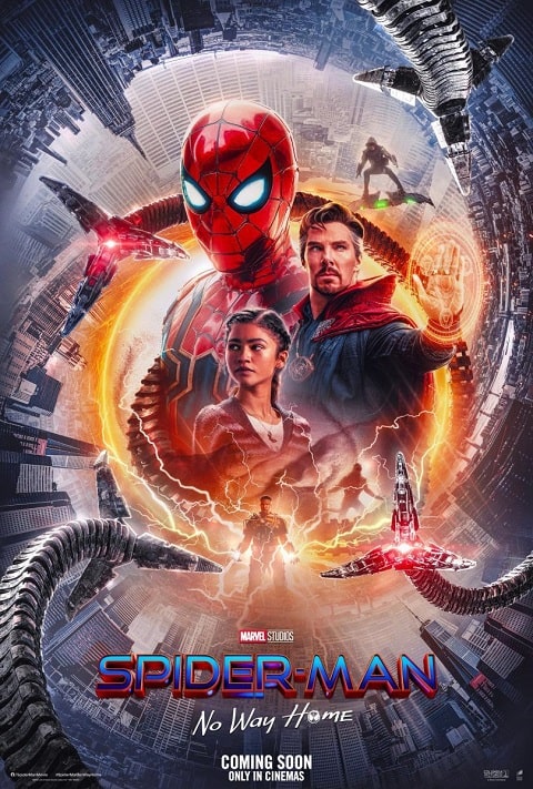 Spider-Man No Way Home cartel poster cover