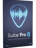 Guitar Pro 8.0 Build 18, Te permite editar tus partituras y tablaturas para guitarra, bajo y ukelele, así como crear pistas de acompañamiento para batería o piano