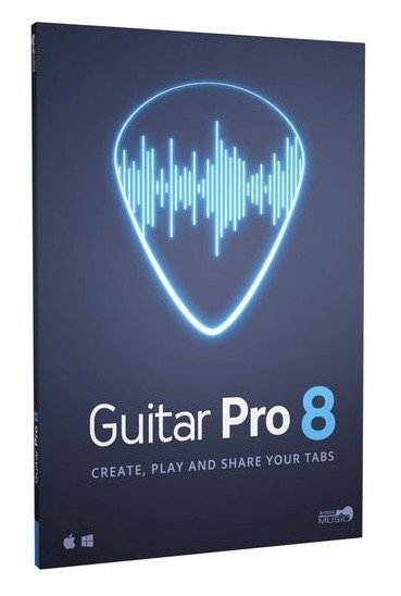 Guitar Pro 8 box cover poster