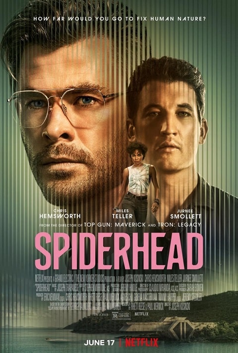 Spiderhead cartel poster cover