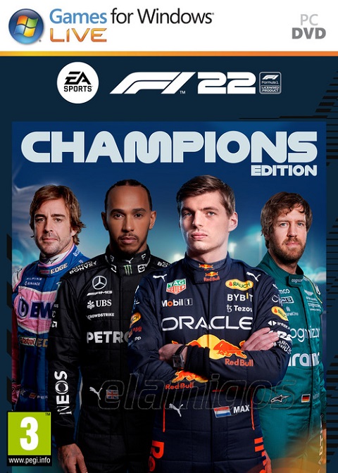 F1 22 Champions Edition pc cover poster