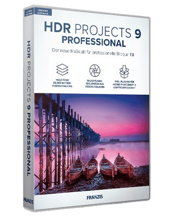 Franzis HDR projects 9 professional cartel poster cover