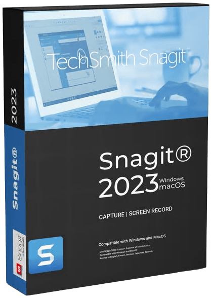 TechSmith SnagIt box cover poster