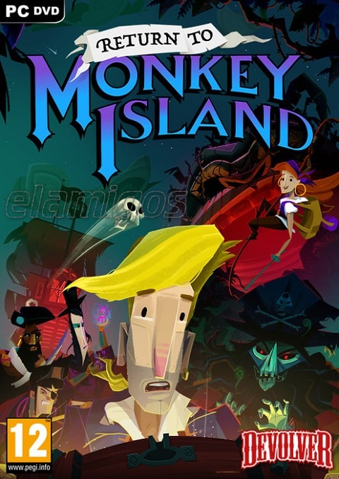 Return to Monkey Island pc cover poster box