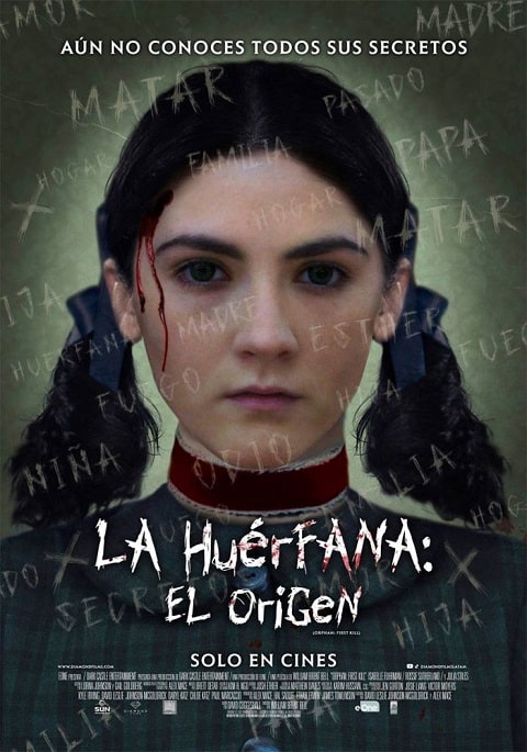 La Huérfana El Origen cartel poster cover-min