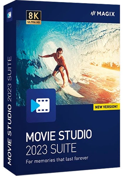 MAGIX Movie Studio 2023 Suite box cover poster