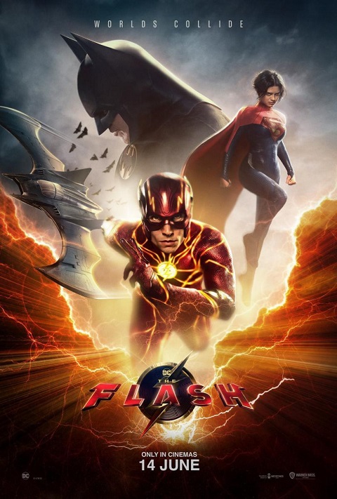 Flash 2023 cartel poster cover