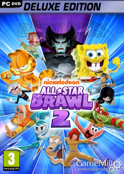 Nickelodeon All-Star Brawl 2 Deluxe Edition pc cover poster box