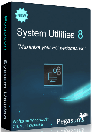Pegasun System Utilities box full poster